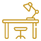 Arbeitsplatz Icon Klein